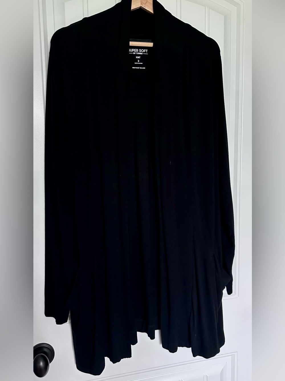 Torrid Super Soft Black Open Front Cardigan Size 2 Plus Size